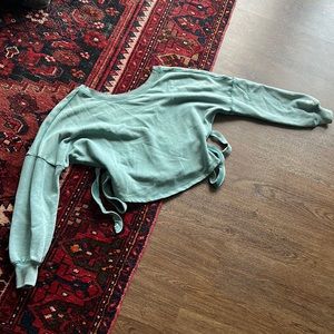 Free People Movement - Tie Up Cropped Sweater